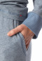 Schlafanzug lang jeansblau meliert - Casual Nightwear
