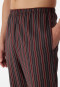 Pyjama lang biologisch katoen gestreept terracotta - selected! premium