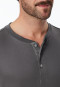 Paisley lange pyjama antraciet - Fine Interlock