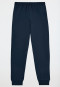 Schlafanzug lang Streifen blau - Nightwear