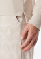 Schlafanzug lang wärmend Bündchen beige - Selected Premium Warming