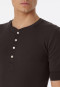 Shirt short-sleeved espresso - Revival Karl-Heinz