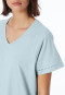 T-shirt manches courtes broderie à jour bluebird - Mix+Relax