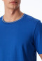 T-shirt manches courtes en coton biologique rayures indigo - Mix+Relax