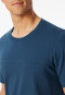 Shirt kurzarm Sweat-Qualität indigo - Mix+Relax