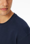Shirt kurzarm Sweat-Qualität nachtblau - Mix+Relax