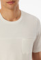 Shirt kurzarm Sweat-Qualität off-white - Mix+Relax