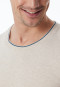 Long-sleeve mottled beige shirt - Mix+Relax
