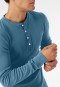 Shirt lange mouw blauw-grijs - Revival Karl-Heinz