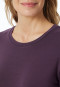 Shirt langarm rundhals pflaume - Mix+Relax