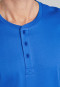 Shirtmet  lange mouwen Serafino-kraag knoopsluiting royal  Mix+Relax