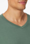 Shirt lange mouwen V-hals groen - Mix+ Relax