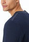Shirt long-sleeve v-neck midnight blue - Mix+Relax