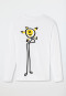 Shirt lange mouwen wit - Art Edition by Noah Becker