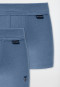 2-pack shorts with construction site print denim blue - Fine Rib