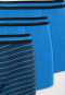Shorts 3-pack Organic Cotton aquarium/indigo - 95/5