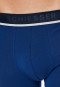 Boxer briefs 3-pack organic cotton woven elastic waistband blue / black - 95/5