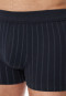 Short gestreept nachtblauw - Fine Interlock