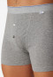 Shorts mit Knopfleiste grau meliert - Revival Ludwig