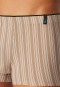 Shorts nougat gestreift - Long Life Soft