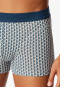 Shorts Organic Cotton patterned silver - Comfort Fit