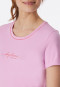 Sleepshirt a manica corta con stampa rosa confetto - Casual Essentials