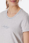 Sleepshirt a maniche corte stampata grey-melange - Casual Essentials