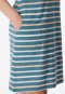 Sleepshirt short sleeve stripes blue gray - Casual Essentials
