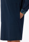 Slaapshirt lange mouwen oversized modal nachtblauw - Modern Nightwear