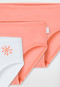 Slips 3er-Pack Sonne apricot/weiß - Fine Rib