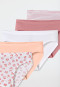 Lot de 5 culottes Organic Cotton rayures imprimé animal multicolore - 95/5