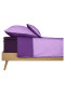 Jersey hoeslaken in aubergine - SCHIESSER Home
