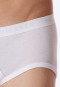 Sport briefs, 2-pack, with fly, fine rib, white - Original Fine Rib