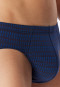 Supermini-Slip aubergine gemustert - 95/5
