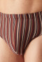Supermini briefs striped burgundy - 95/5