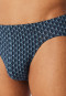 Supermini-Slip pacific blue gemustert - 95/5