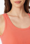 Tanktop Doppelripp Organic Cotton pfirsich - Pure Rib