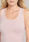 Débardeur motif à fleurs gaufré rose - Personal Fit