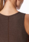 Tanktop diepbruin - Personal Fit