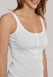 Chemise blanche à bretelles « Fräuleinwunder » à large nervure