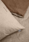 Reversible bed linen 2-piece fine beaver sand - SCHIESSER Home