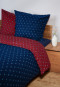 Reversible bed linen 2 piece flannelette multicolored - SCHIESSER Home