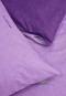 Set da 2 pezzi di biancheria da letto reversibile in Renforcé, viola - SCHIESSER Home