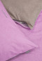 Reversible bed linen 2-piece renforcé rosé-brown - SCHIESSER Home