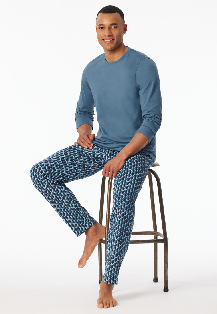 Schlafanzug lang atlantikblau - Casual Essentials