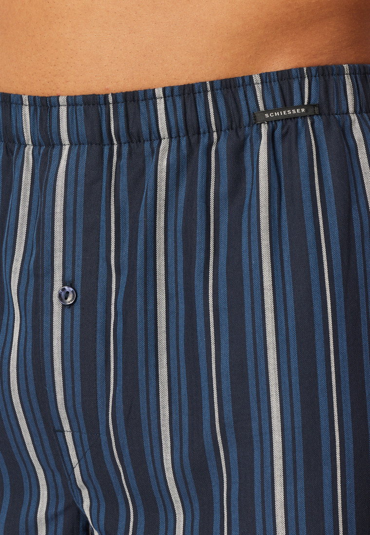 Boxer shorts 2-pack woven fabric stripes multi-colored - Boxer shorts Multipack