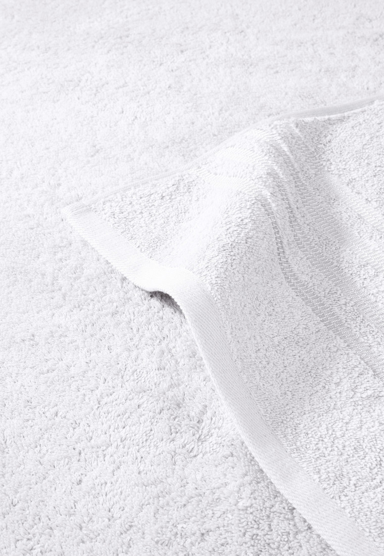 Serviette de bain Milano 70 x 140 blanc  SCHIESSER Home