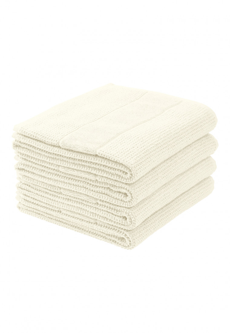 Handtuch 4er-Pack 50x100 cm off-white - SCHIESSER Home