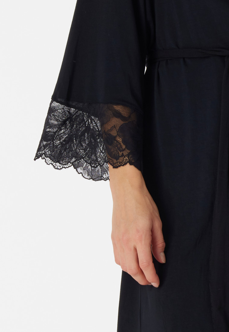 Kimono online pizzo nero