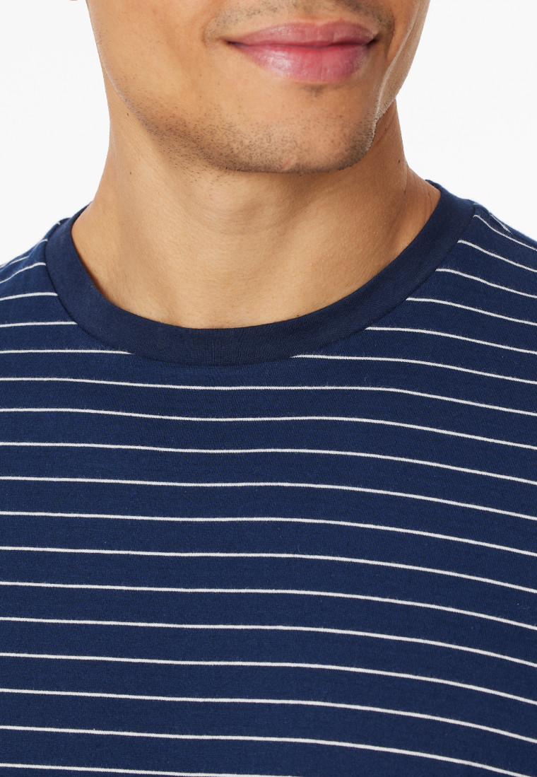 Korte pyjama met strepen admiraal - Casual Essentials